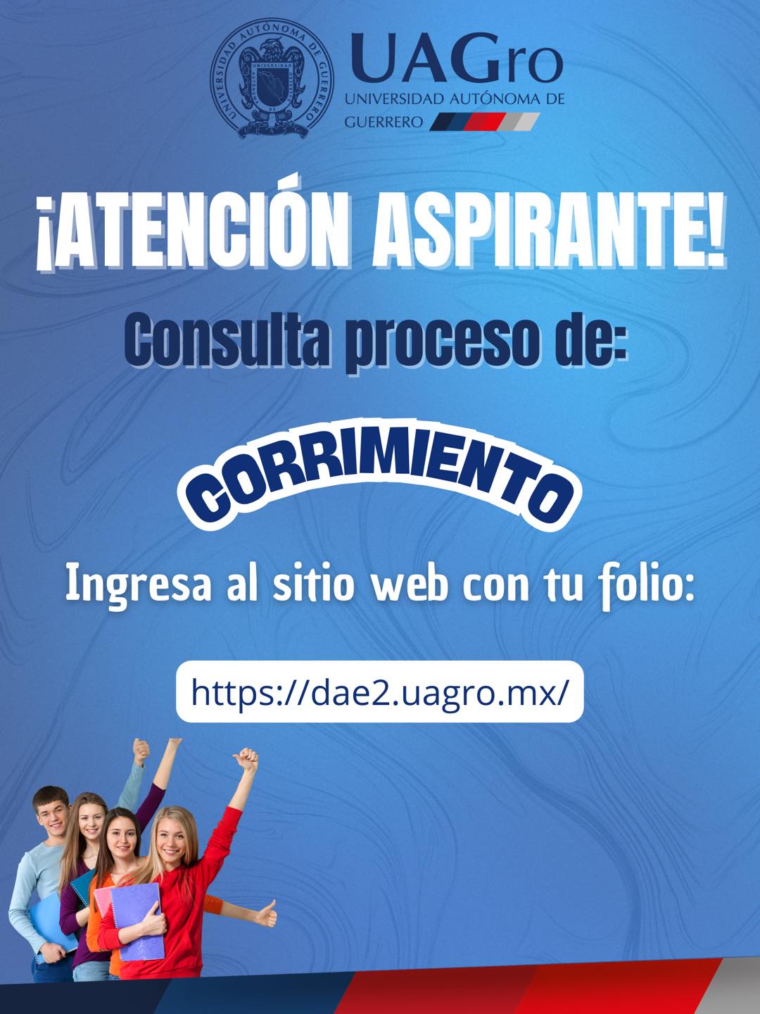 Aviso importante a los aspirantes.